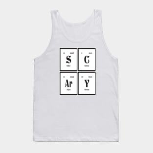 Scary | Periodic Table of Elements Tank Top